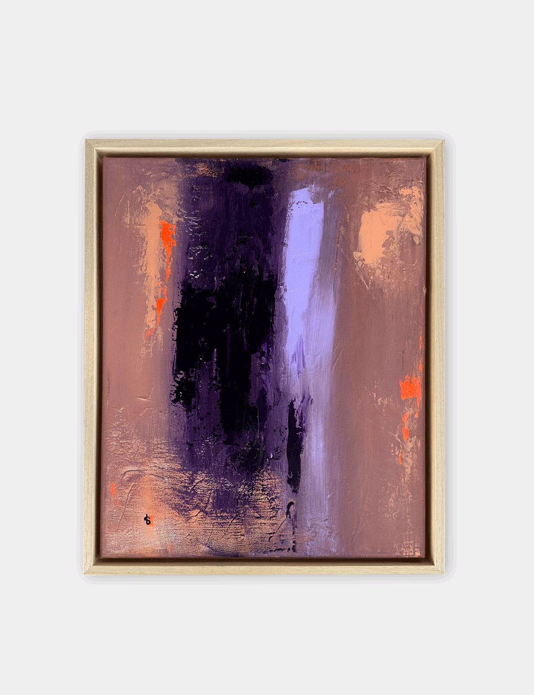 Deze betaalbare kunst is handgemaakt met warme kleuren. Eventueel als schilderij tweeluik te koop met art Purple, allebei schilderijen op canvas. Bekijk deze mooie schilderijen op onze webshop of bekijk andere unieke schilderijen.
