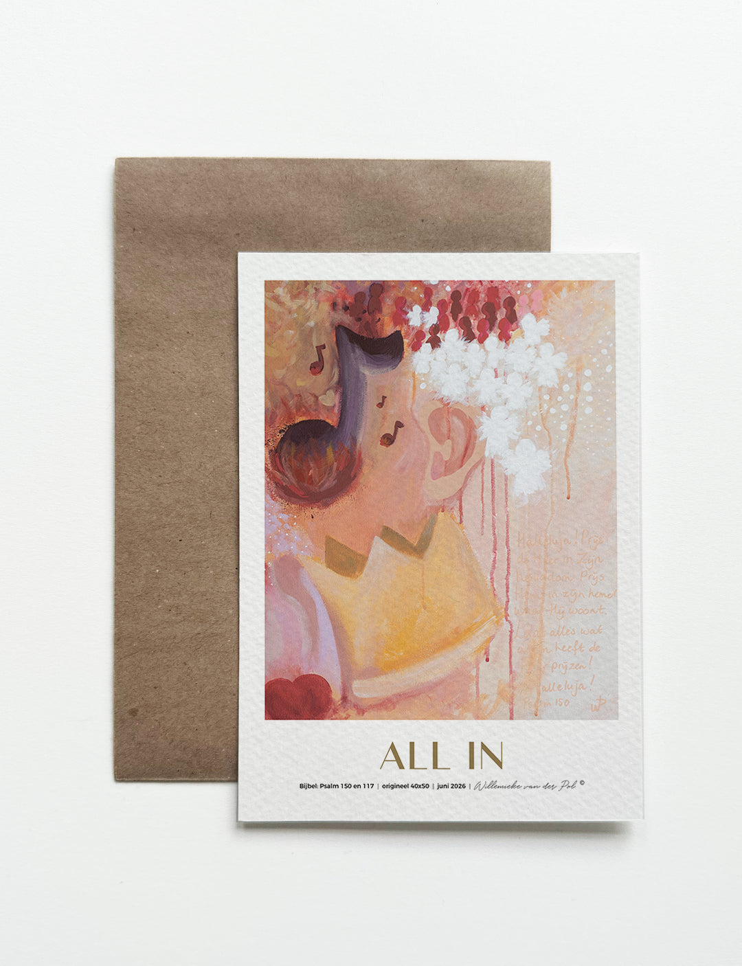 Kunstkaart A5 - ALL IN