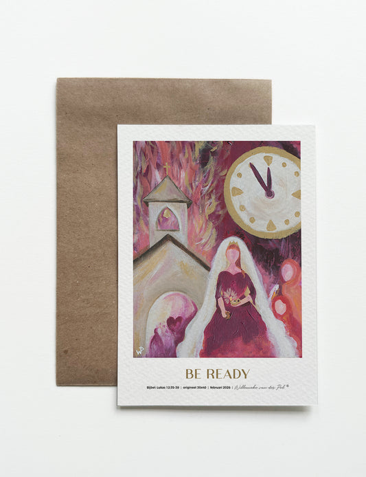 Kunstkaart A5 - BE READY