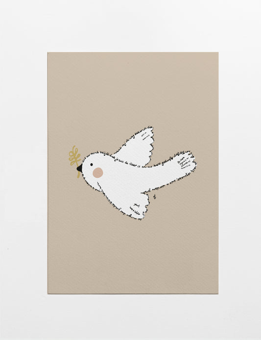 Poster Duif Color (Bijbelteksten)