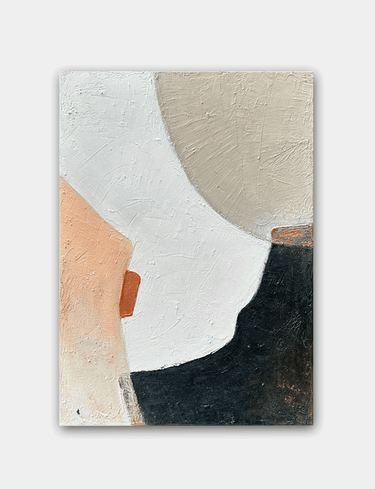 Handgemaakte betaalbare kunst met organische vormen, structuur, reliëf en aardetinten. Dit is de perfecte kunst voor aan de muur. Bekijk dit schilderij aardetinten.