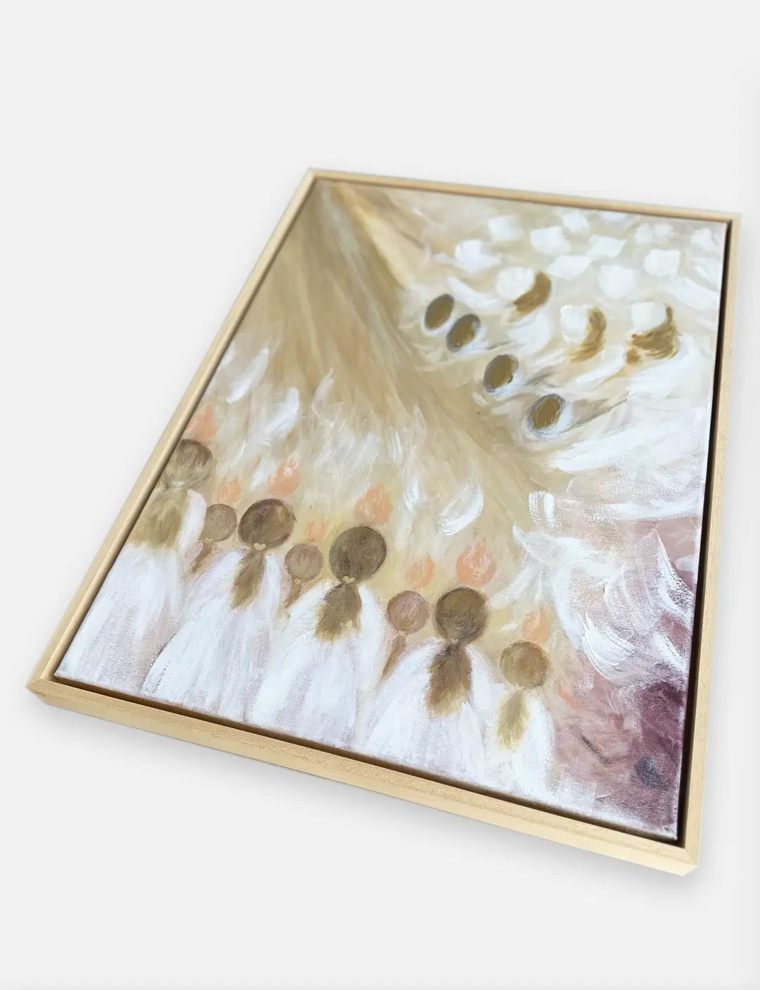 Schilderij christelijk De Bruid van Christus in interieur, moderne christelijke kunst en christelijke schilderijen