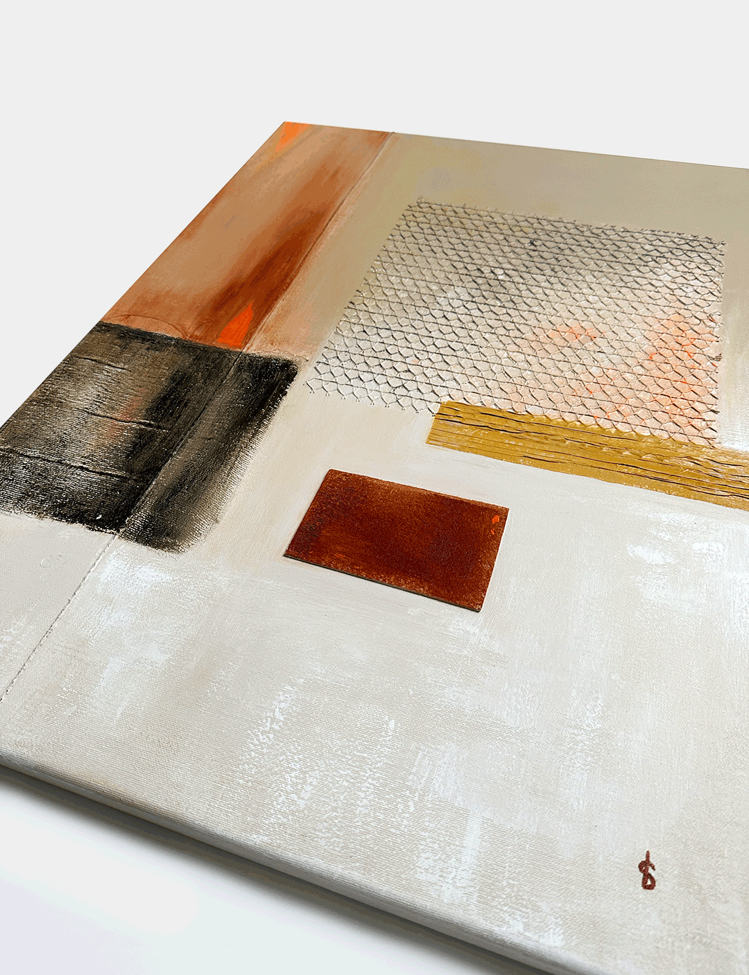 Handgemaakte betaalbare kunst met verf en hergebruik materialen. Door gebruik van aardetinten is het mooi voor kunst aan de muur. Bekijk schilderijen aardetinten.