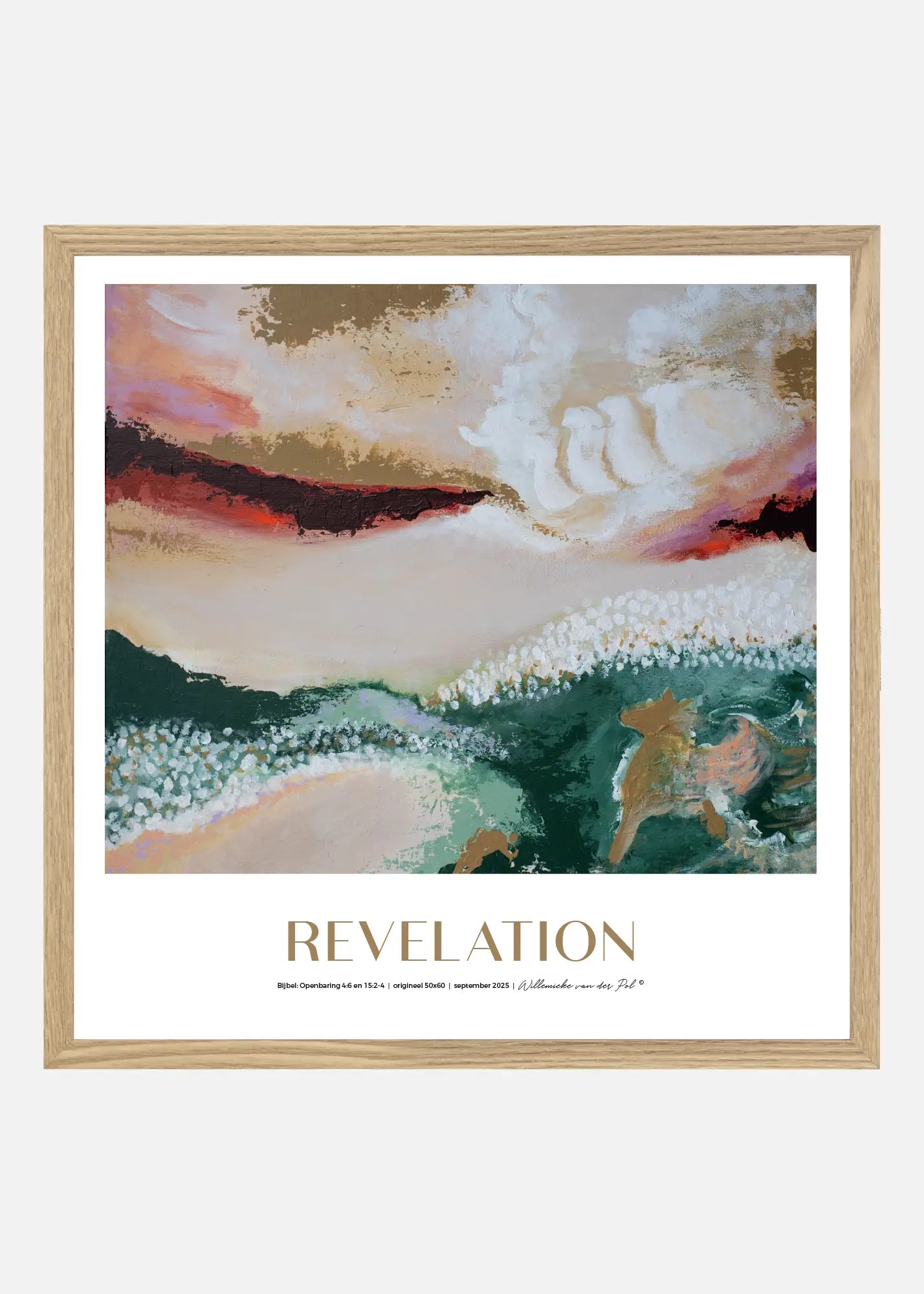 Christelijke poster Revelation – christelijke kunst en christelijke schilderskunst op groot formaat