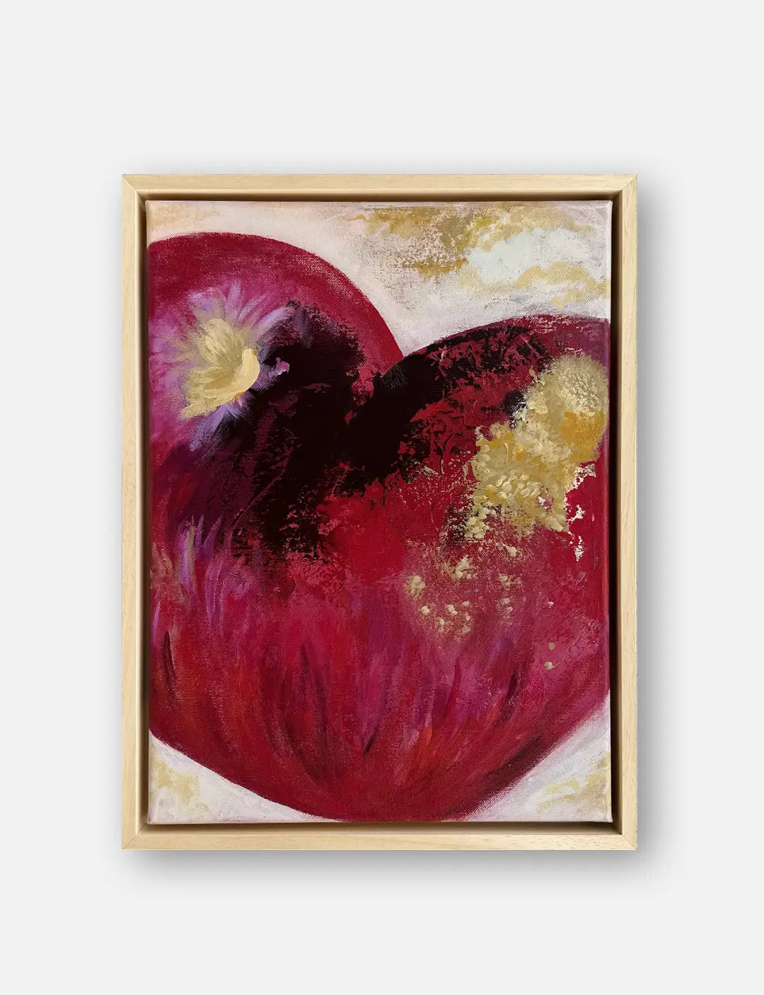 Christelijke kunst schilderij My Love Burns For You – moderne christelijke kunst en profetisch schilderen