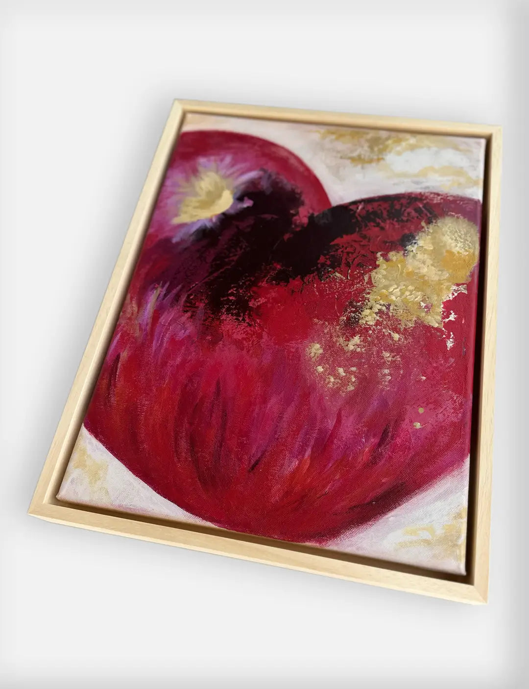 Schilderijen christelijk My Love Burns For You in interieur – moderne christelijke kunst en christelijke kunst schilderijen